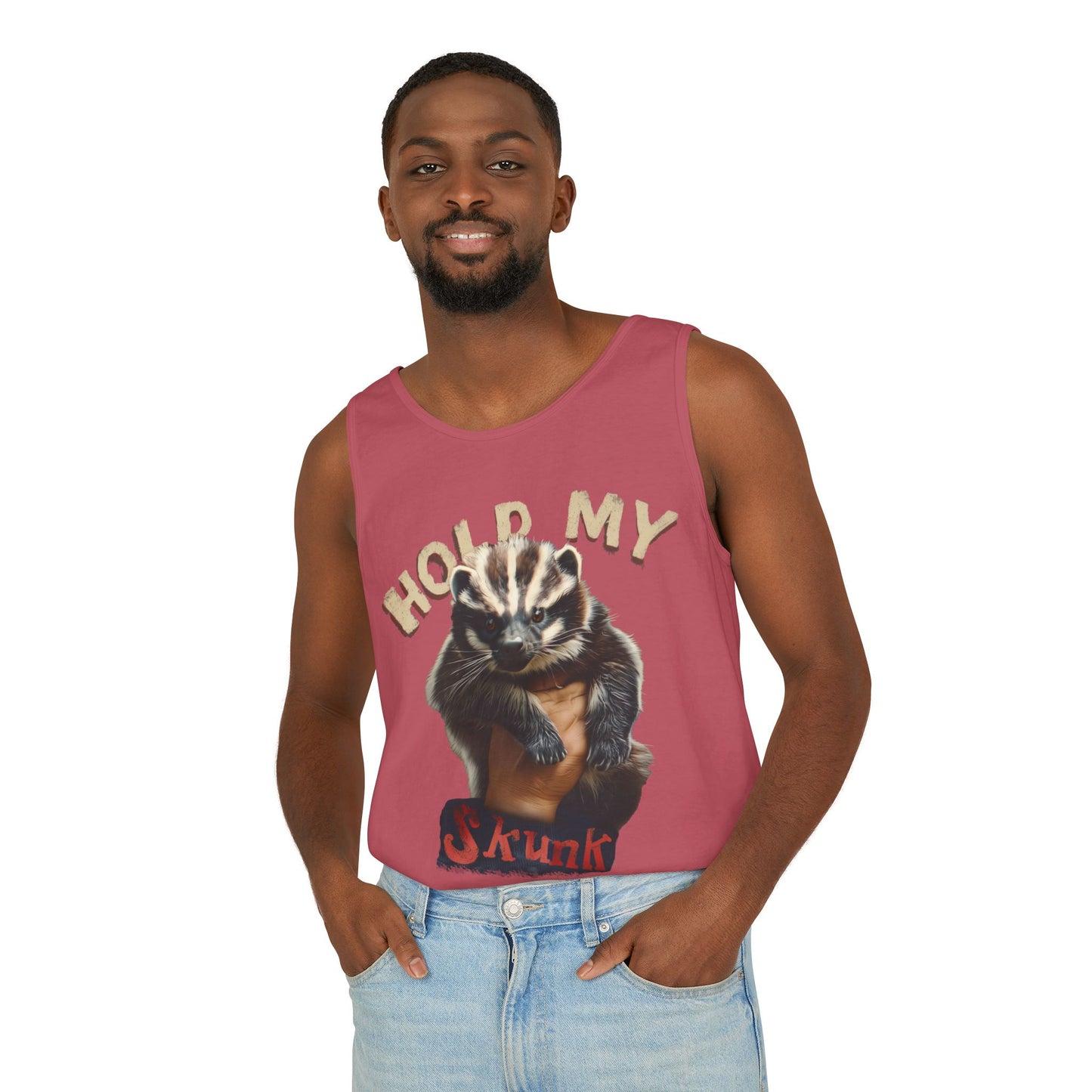 Hold My Skunk! Unisex Tank Top