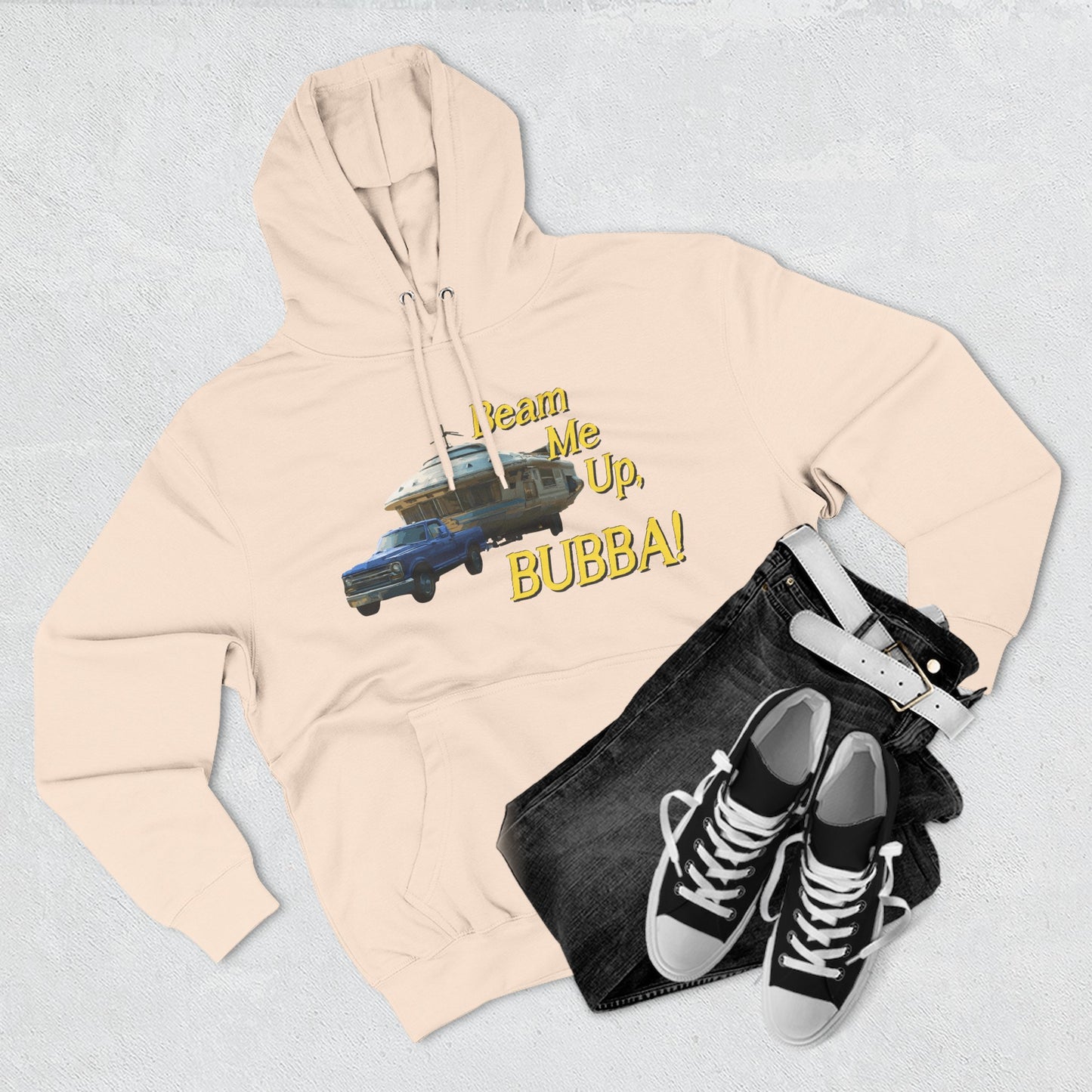 Beam Me Up, BUBBA! Unisex Fleece Hoodie