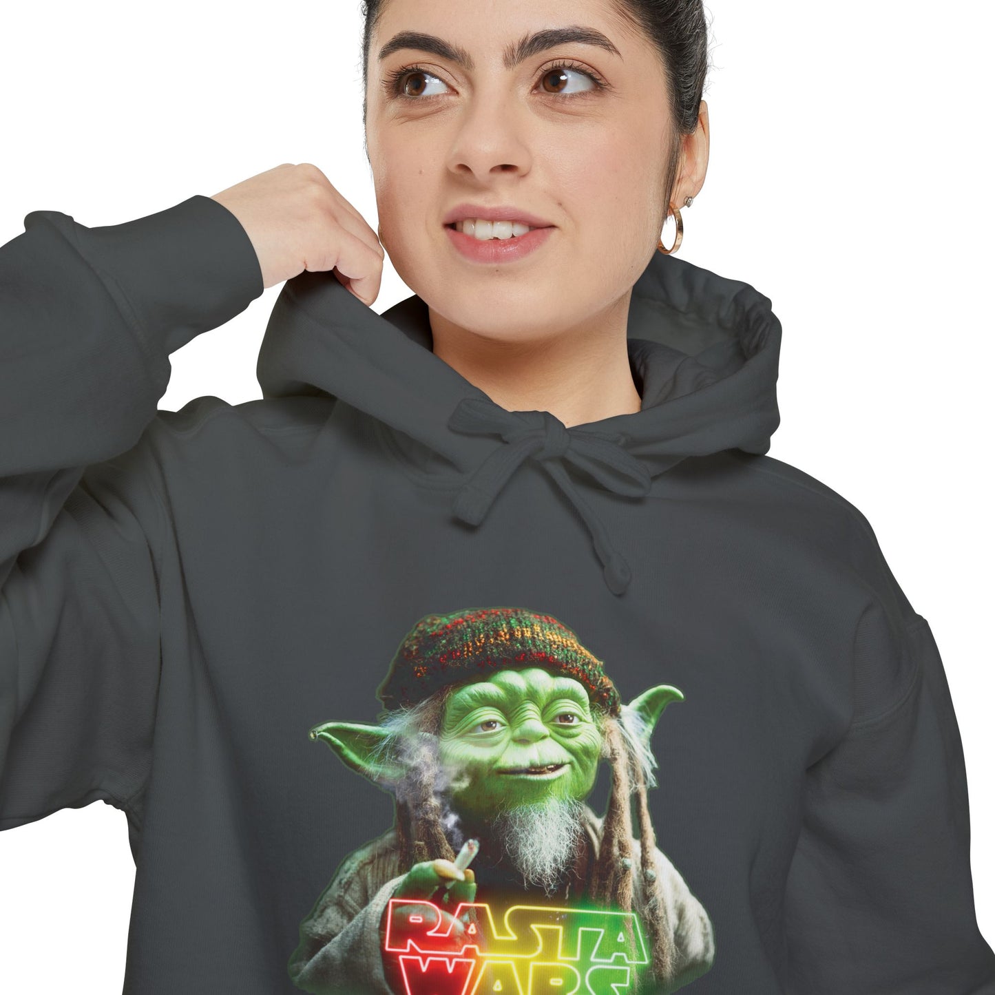Rasta Wars Unisex Garment-Dyed Hoodie