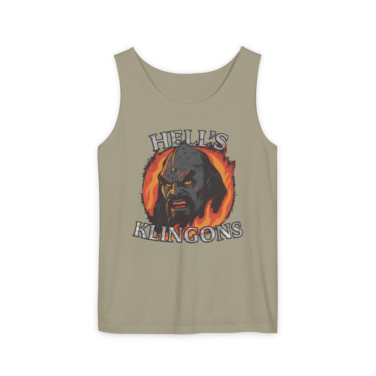Hell's Klingons Unisex Garment-Dyed Tank Top