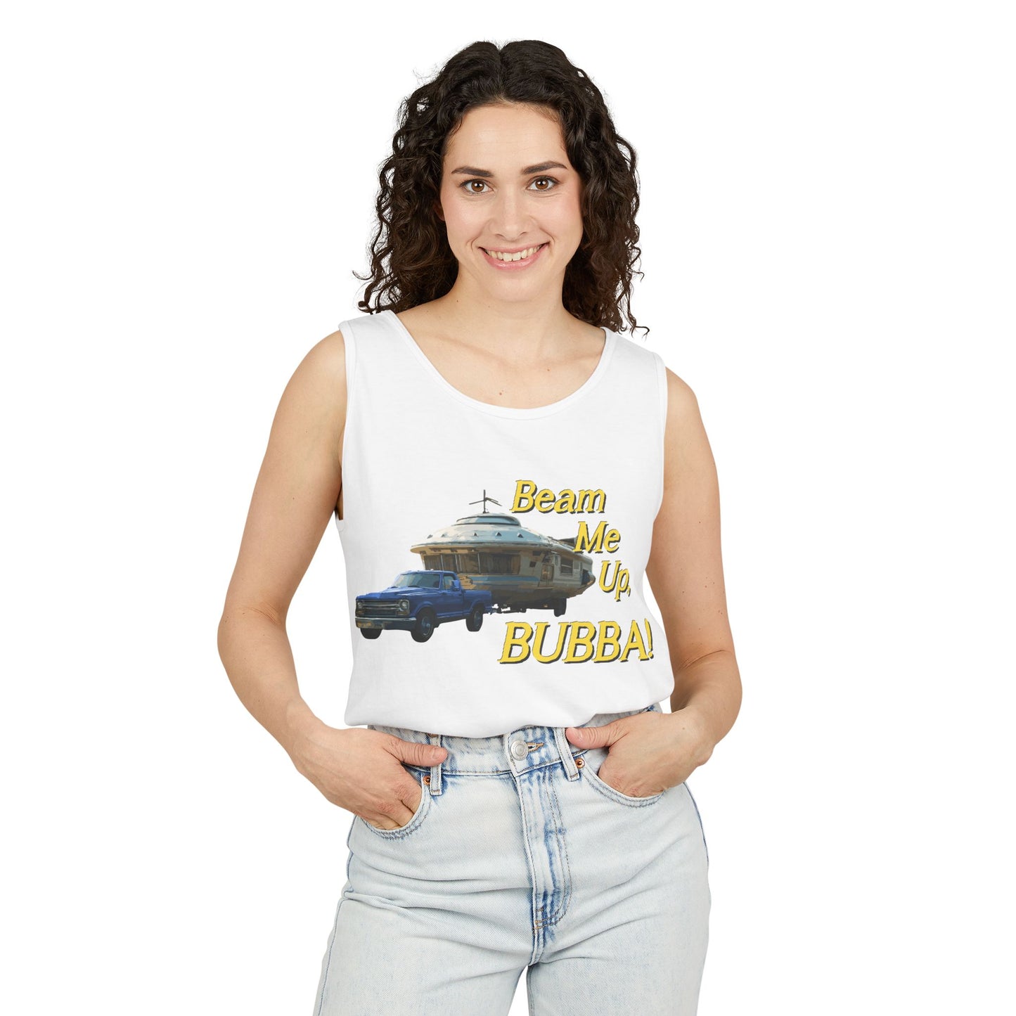Beam Me Up, BUBBA! Unisex Tank Top