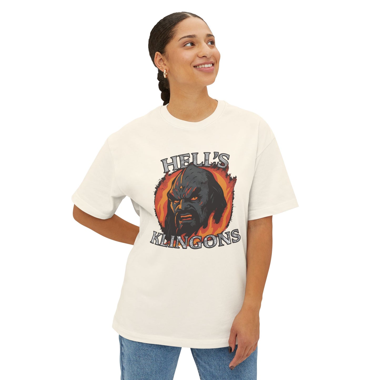 Hell's Klingon's Unisex Boxy T-Shirt