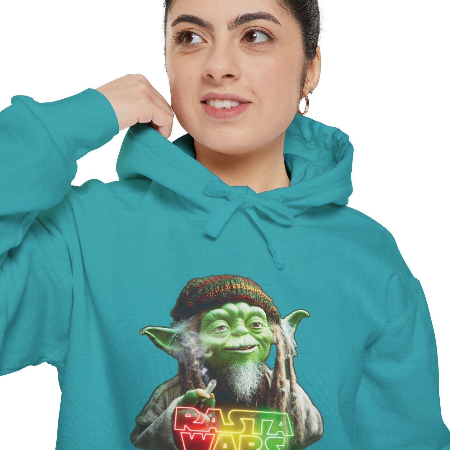 Rasta Wars Unisex Garment-Dyed Hoodie