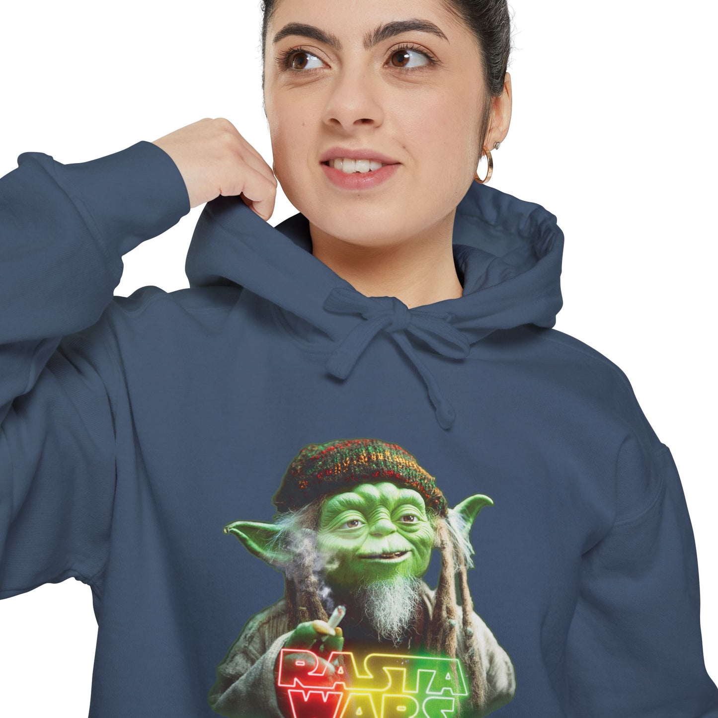 Rasta Wars Unisex Garment-Dyed Hoodie