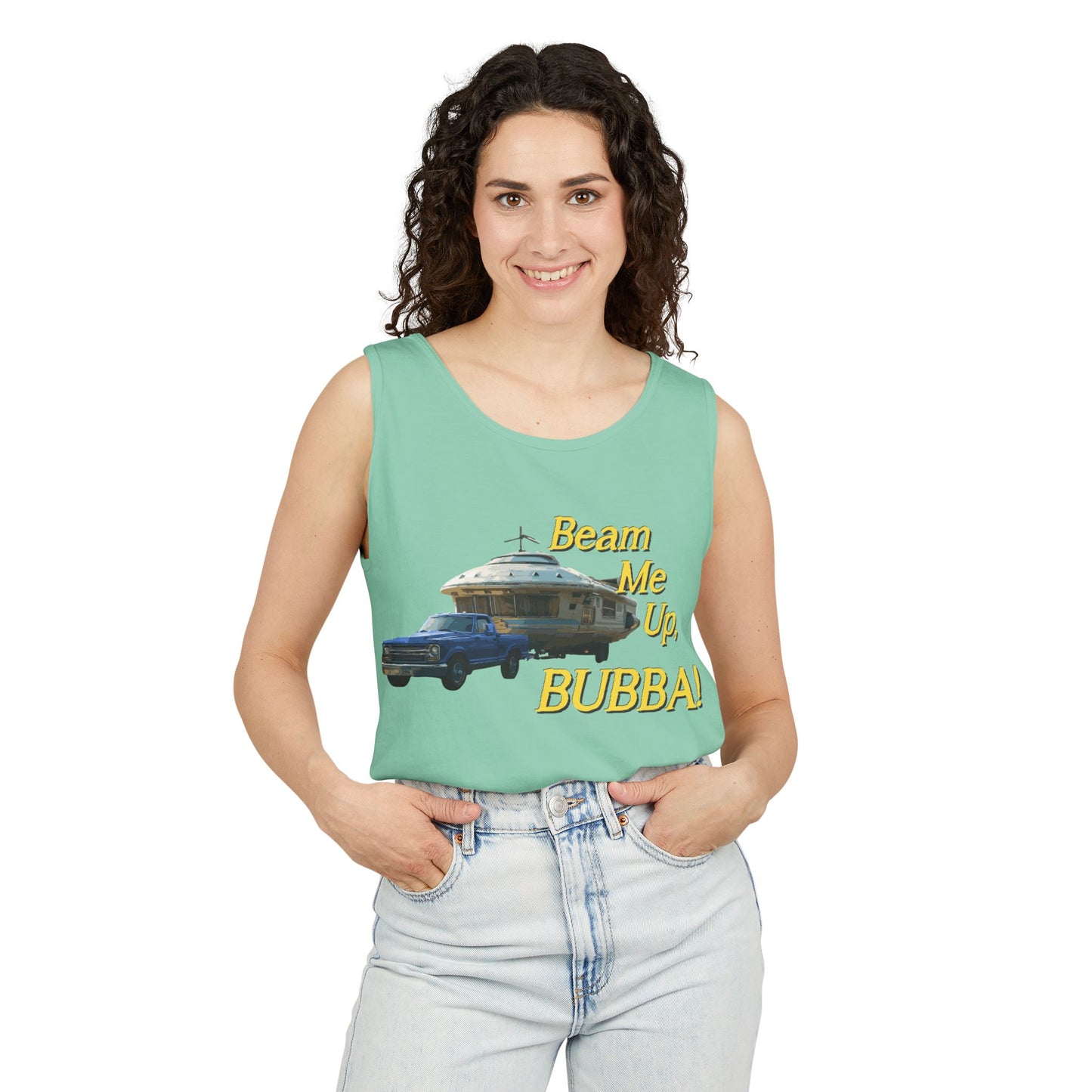 Beam Me Up, BUBBA! Unisex Tank Top