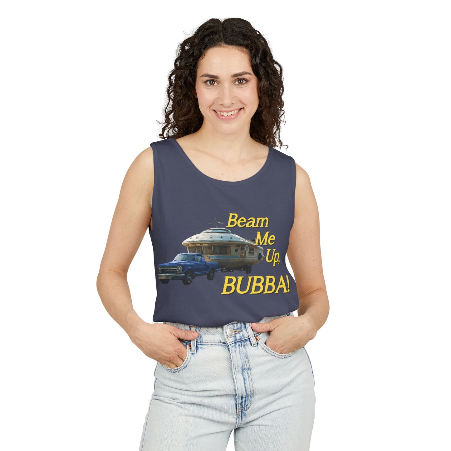 Beam Me Up, BUBBA! Unisex Tank Top