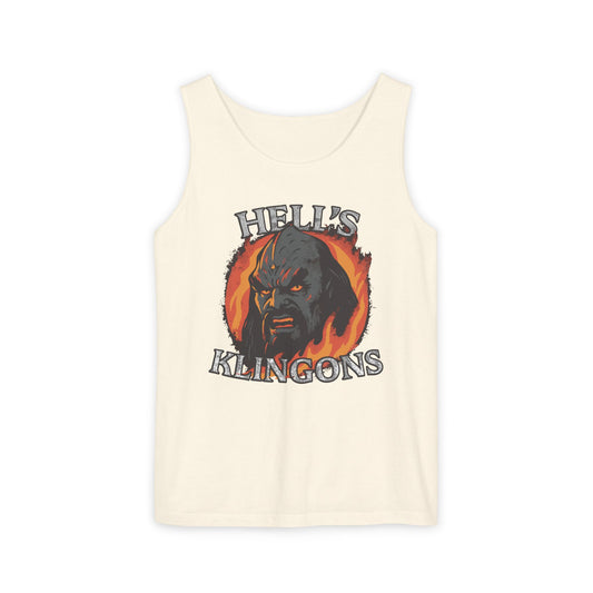 Hell's Klingons Unisex Garment-Dyed Tank Top