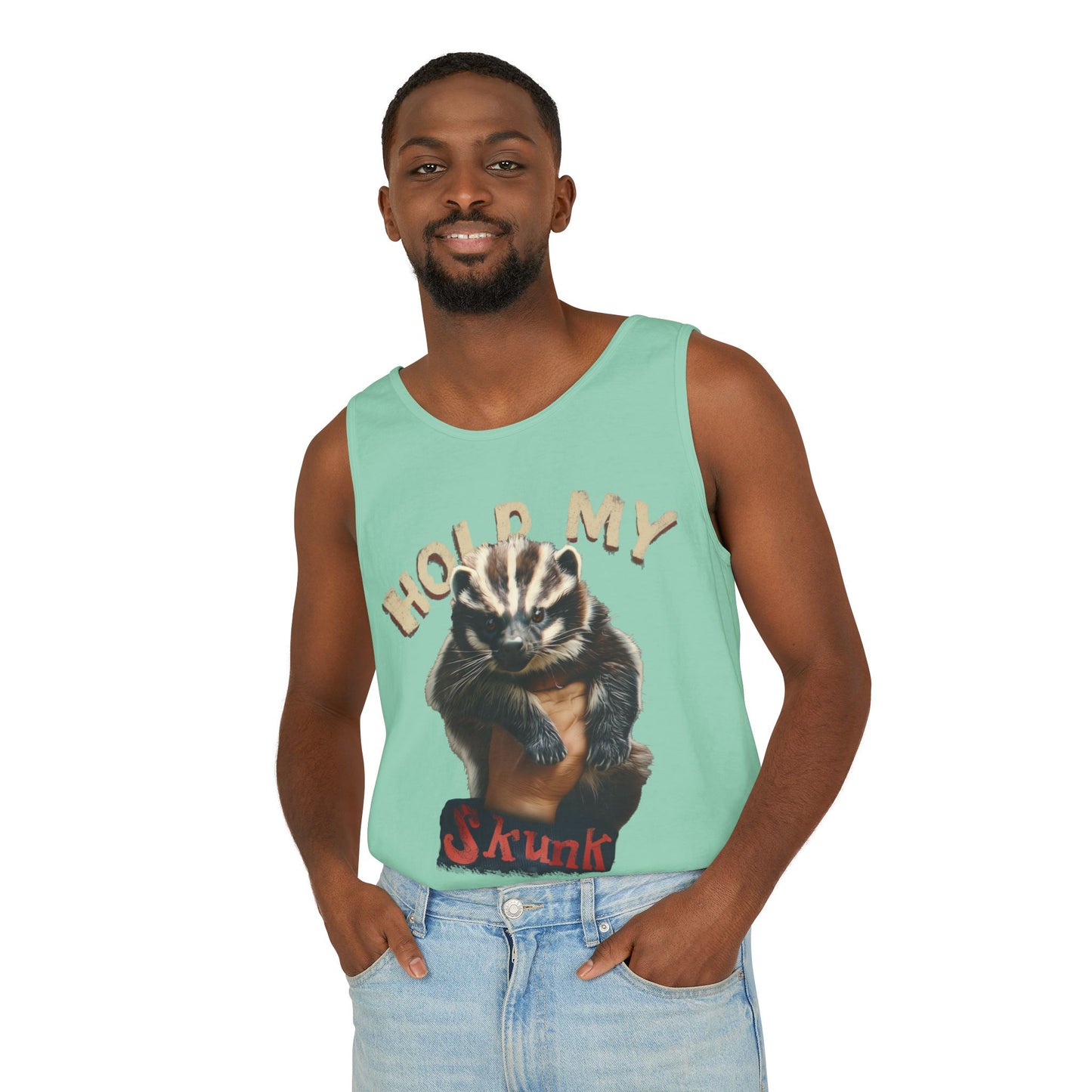 Hold My Skunk! Unisex Tank Top