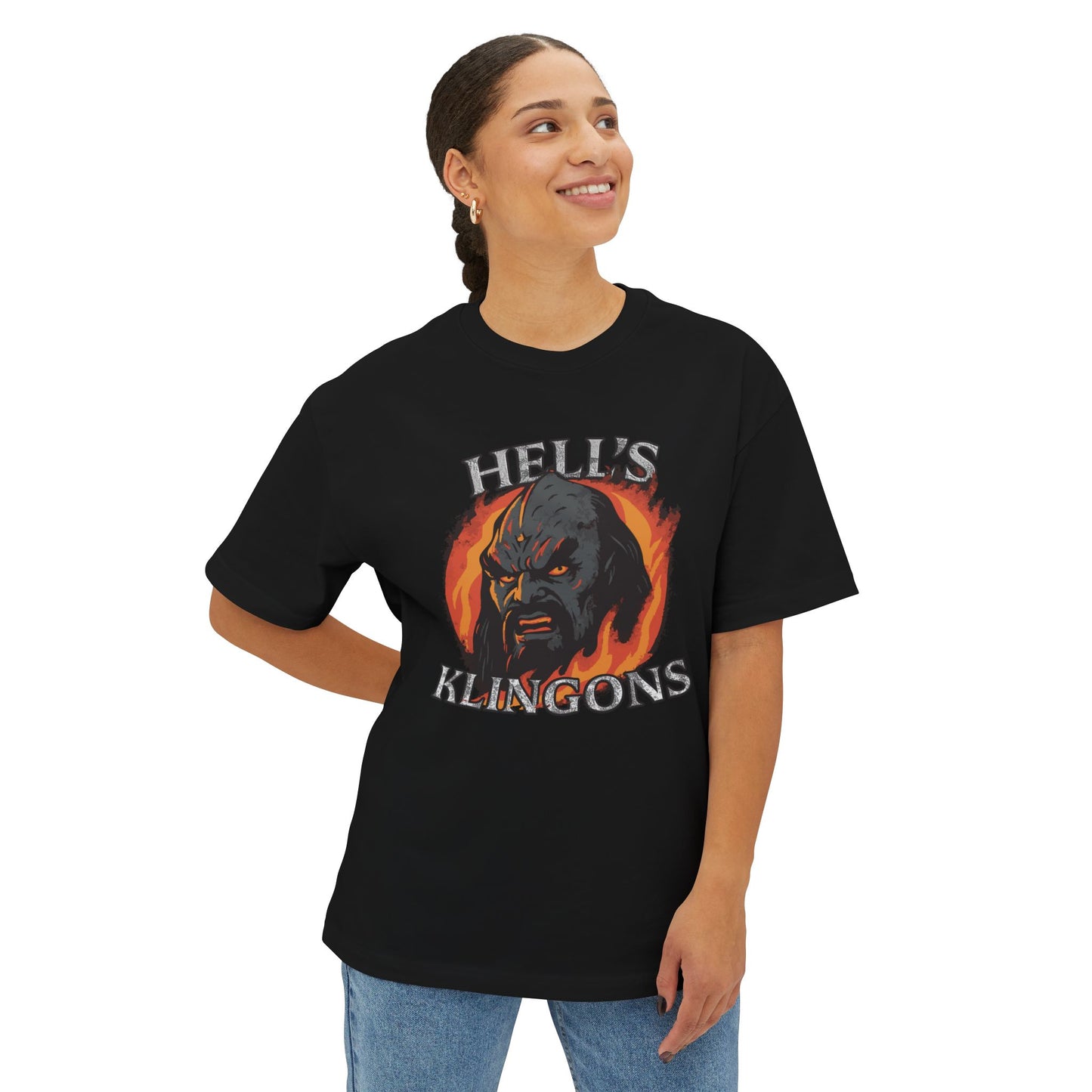 Hell's Klingon's Unisex Boxy T-Shirt