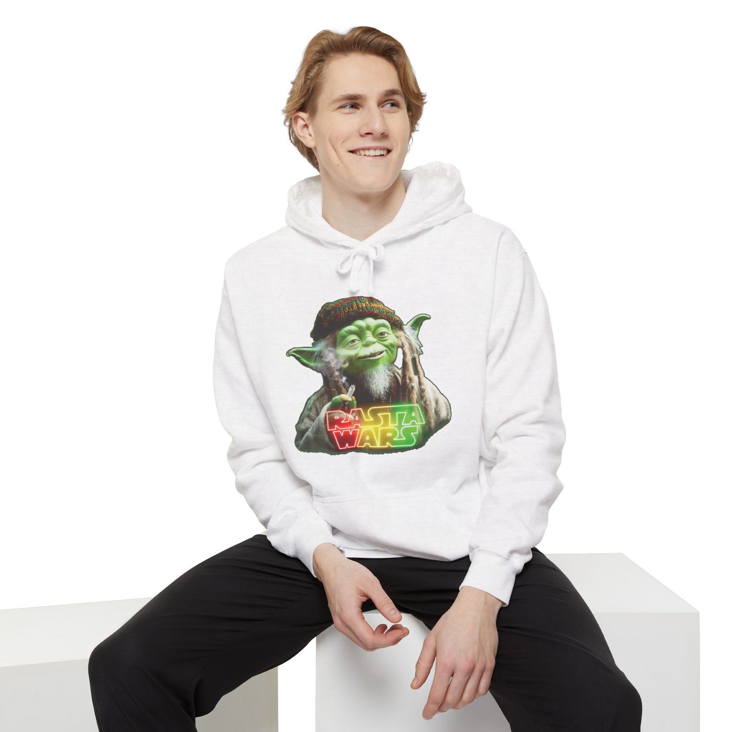 Rasta Wars Unisex Garment-Dyed Hoodie