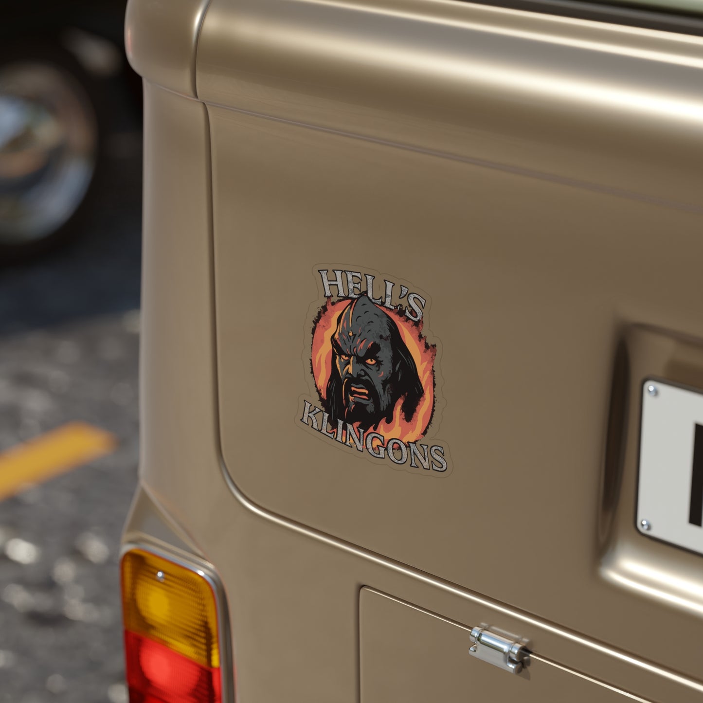 Hell’s Klingons Transparent Sticker