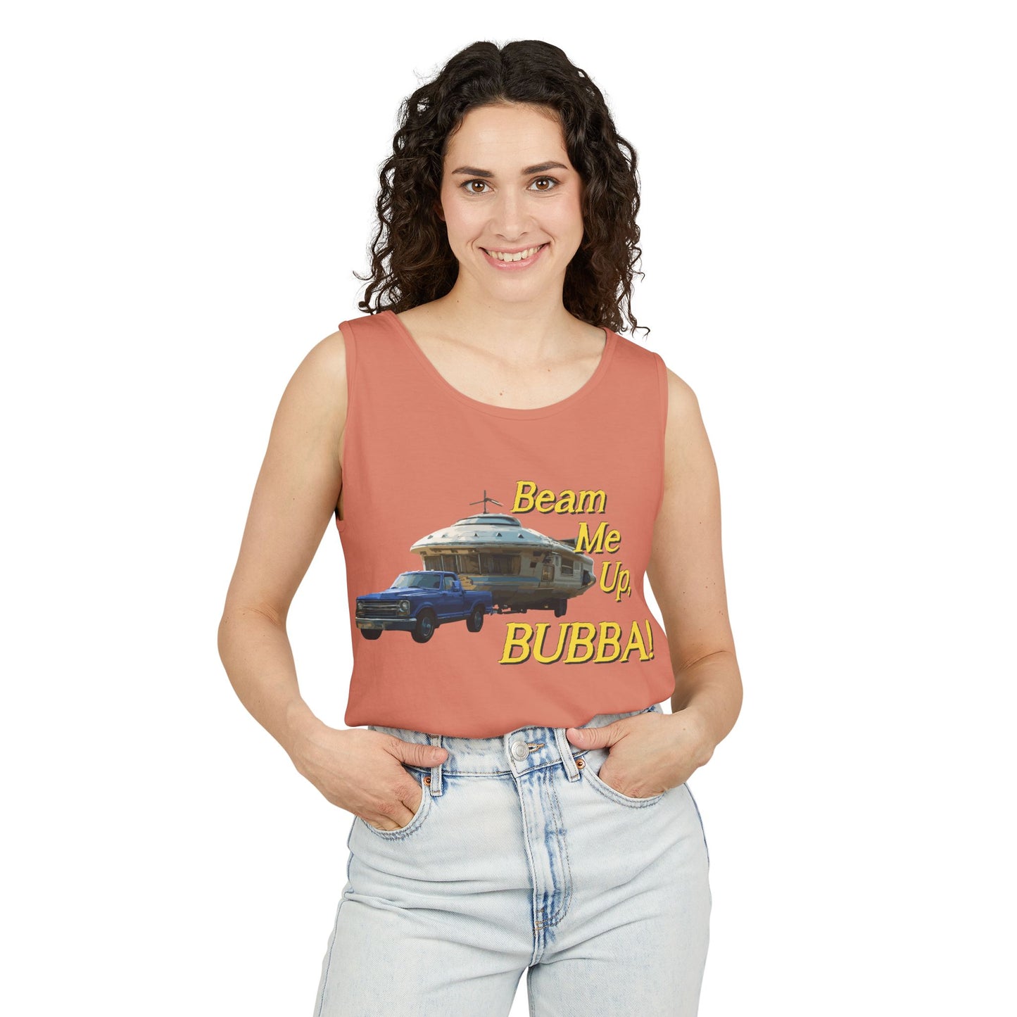 Beam Me Up, BUBBA! Unisex Tank Top