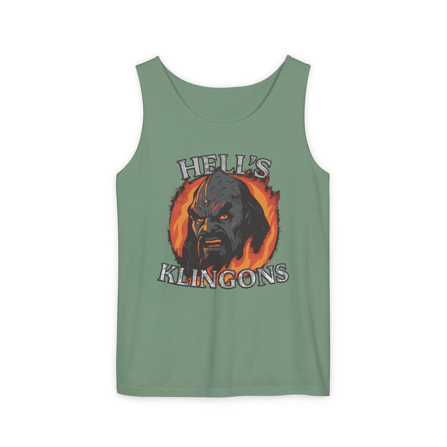 Hell's Klingons Unisex Garment-Dyed Tank Top
