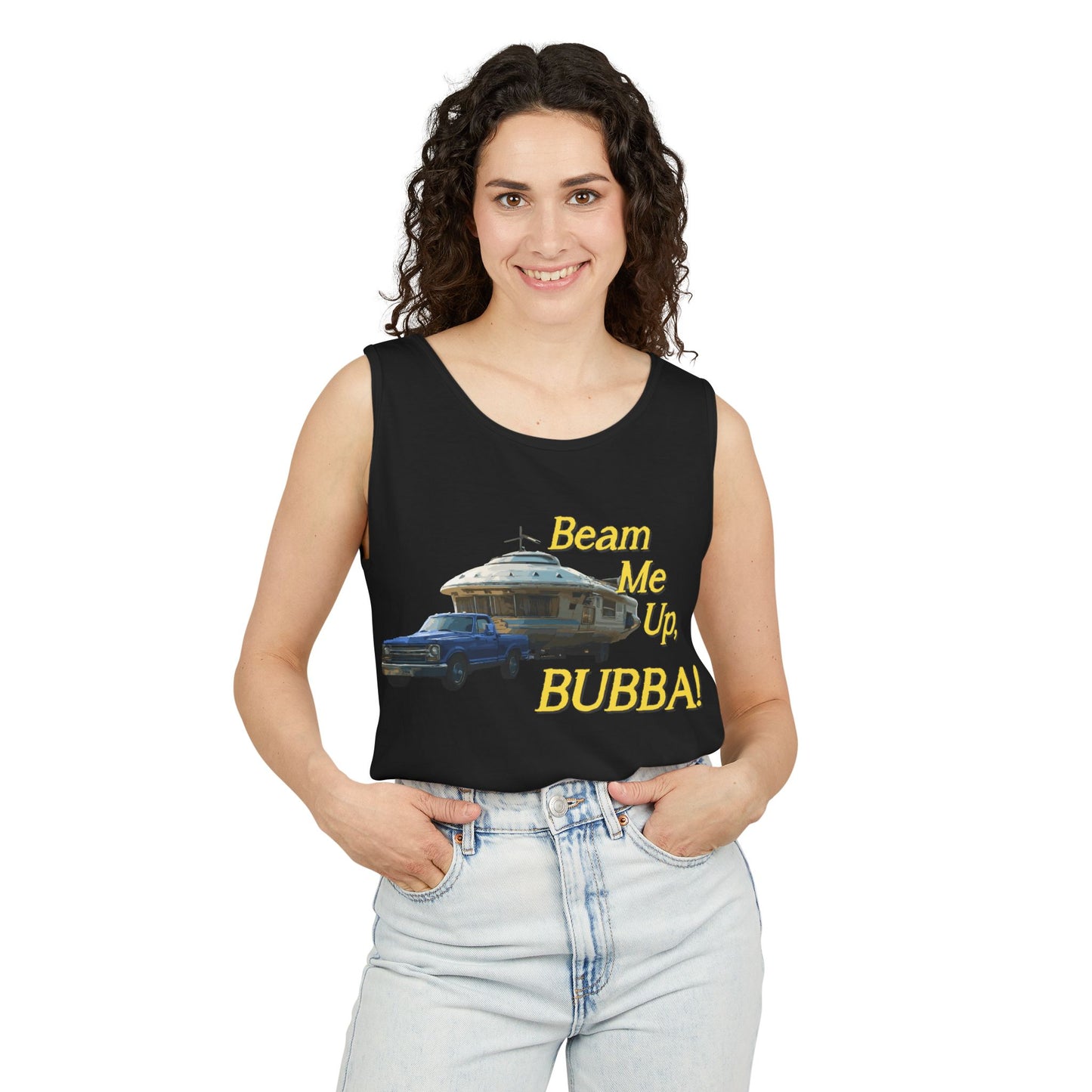 Beam Me Up, BUBBA! Unisex Tank Top
