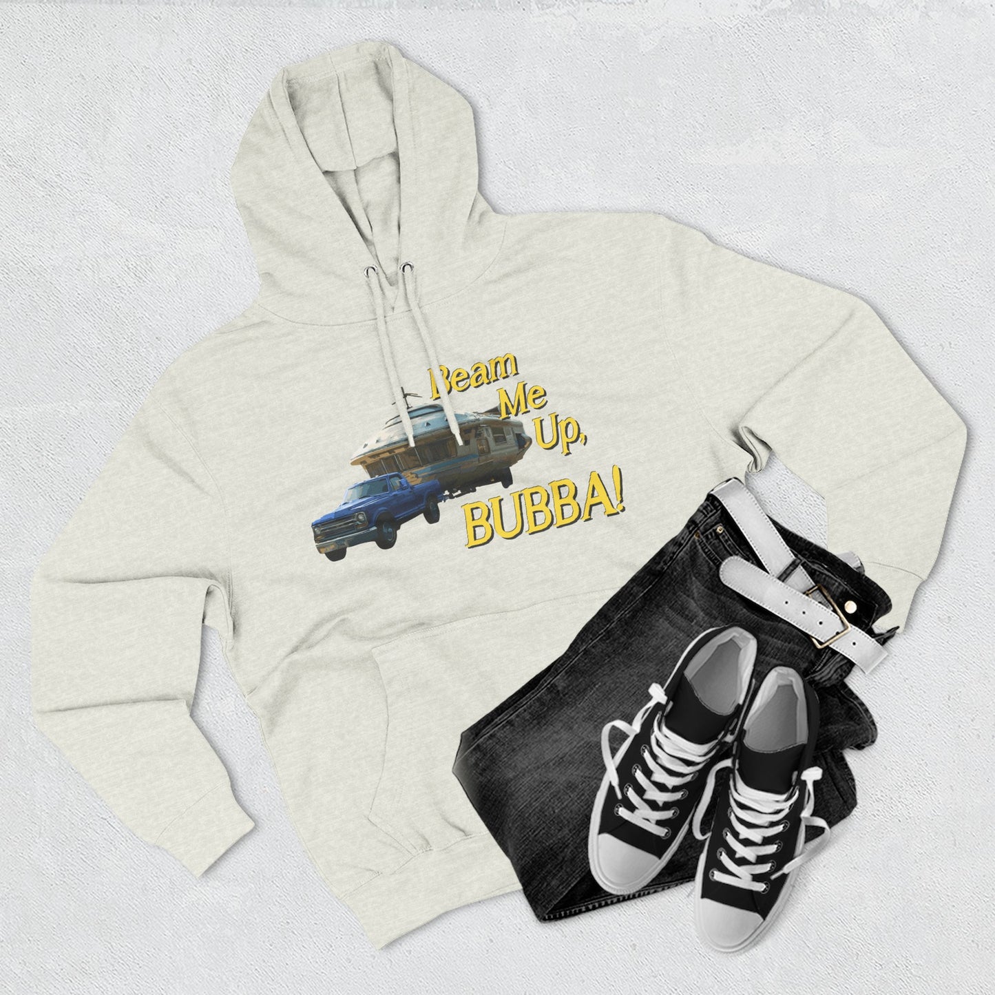 Beam Me Up, BUBBA! Unisex Fleece Hoodie
