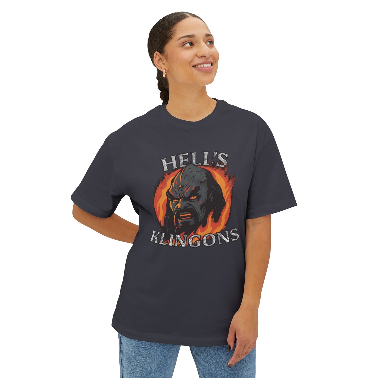 Hell's Klingon's Unisex Boxy T-Shirt