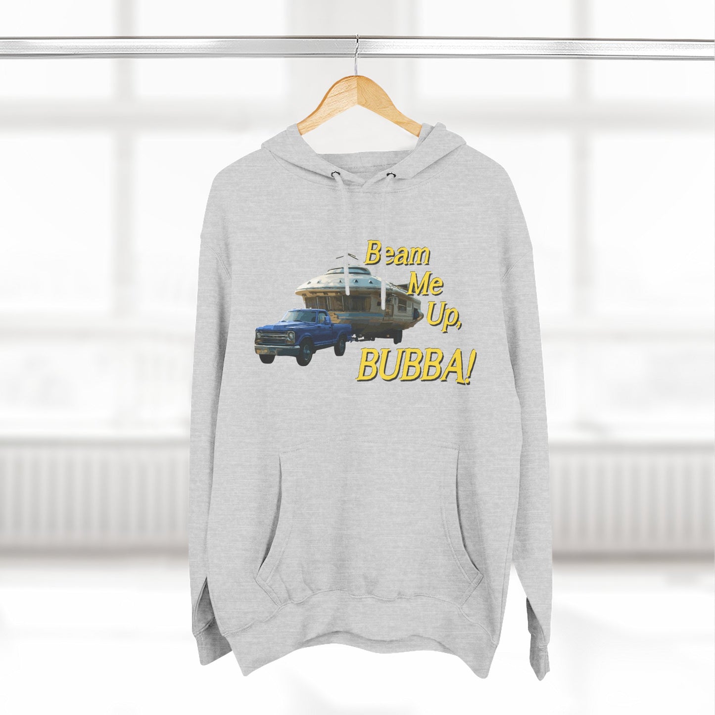 Beam Me Up, BUBBA! Unisex Fleece Hoodie