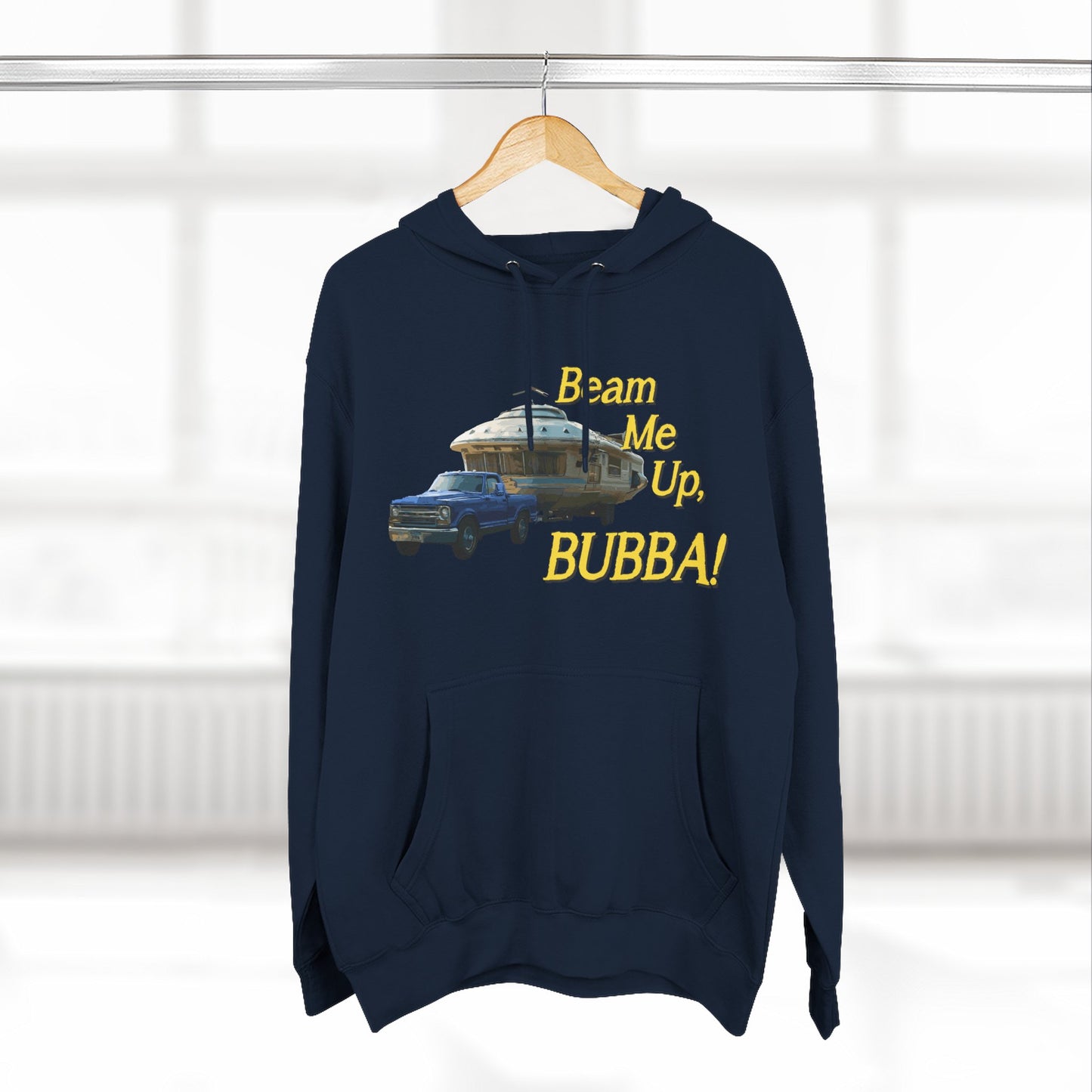Beam Me Up, BUBBA! Unisex Fleece Hoodie