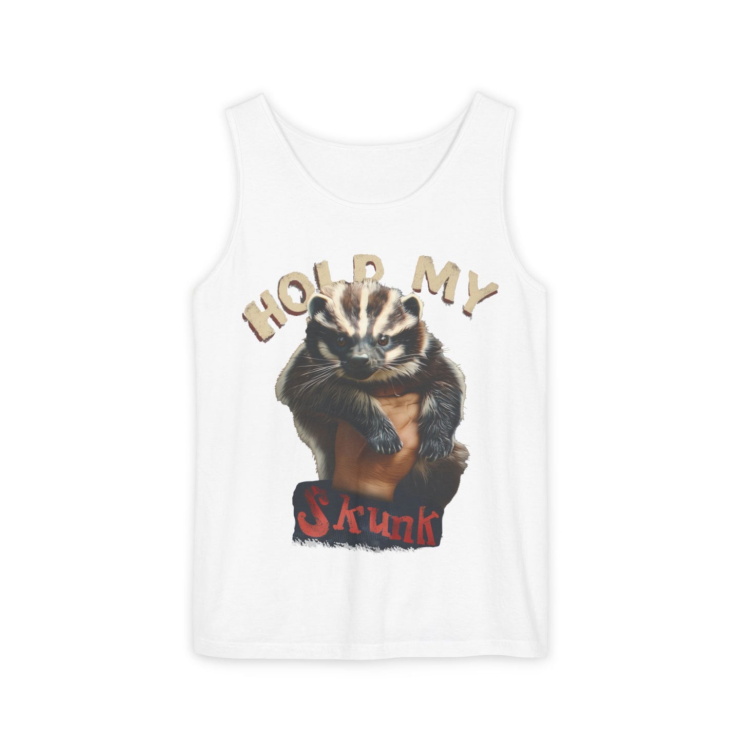Hold My Skunk! Unisex Tank Top