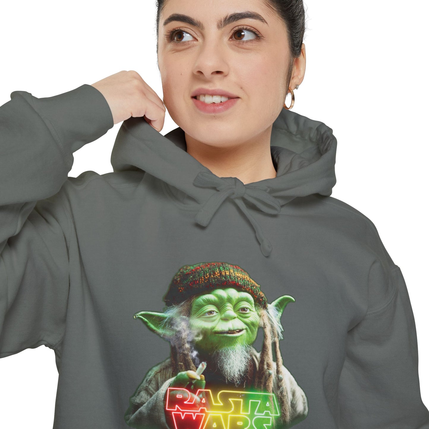 Rasta Wars Unisex Garment-Dyed Hoodie