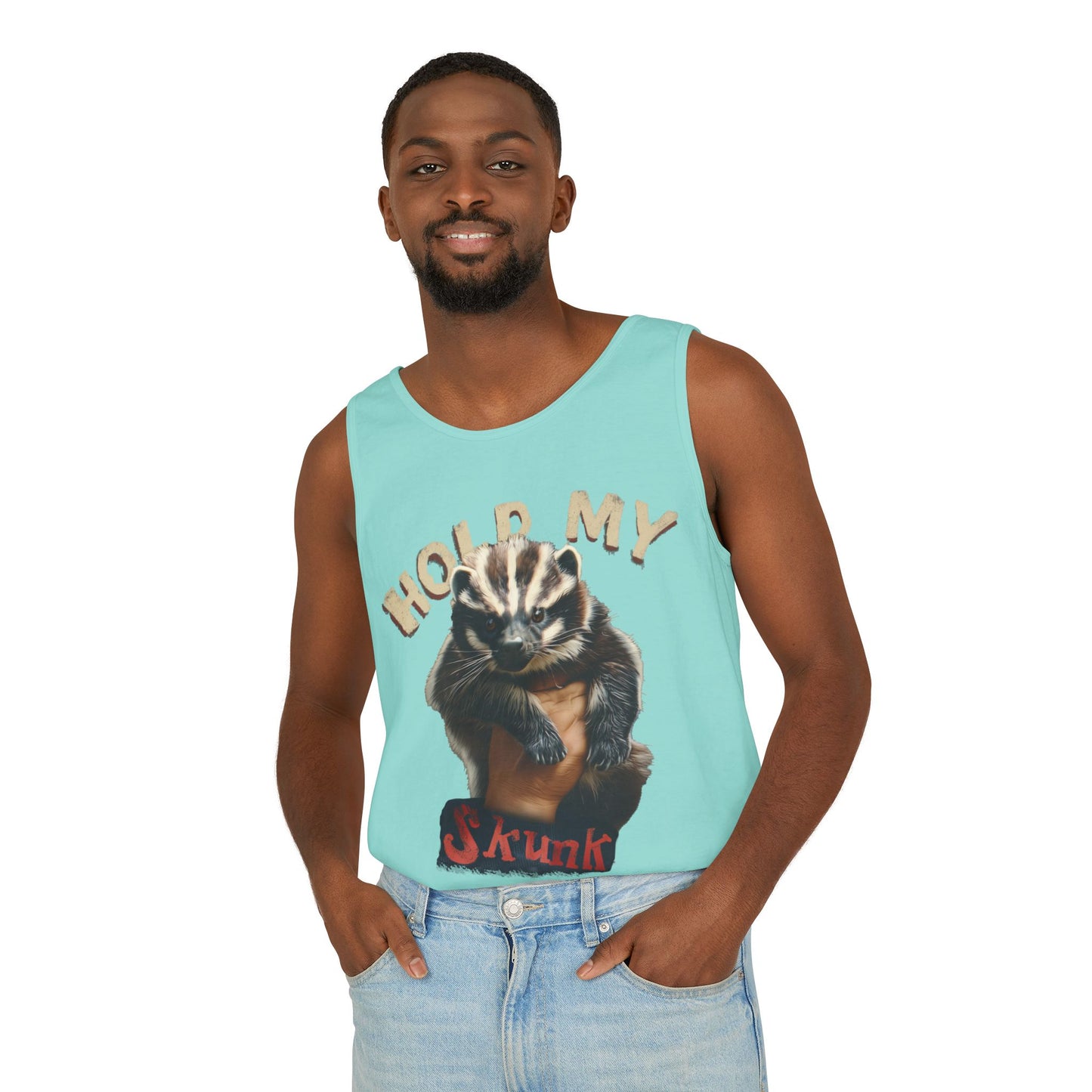 Hold My Skunk! Unisex Tank Top