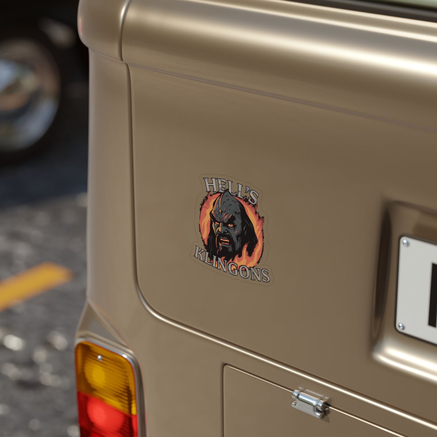 Hell’s Klingons Transparent Sticker