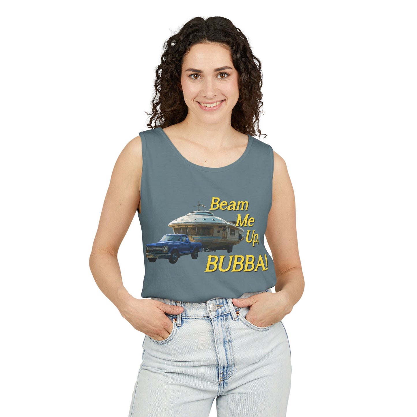 Beam Me Up, BUBBA! Unisex Tank Top