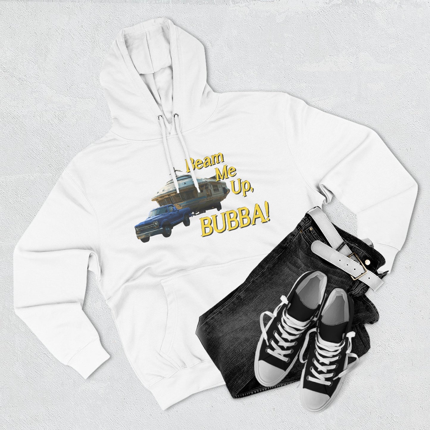 Beam Me Up, BUBBA! Unisex Fleece Hoodie