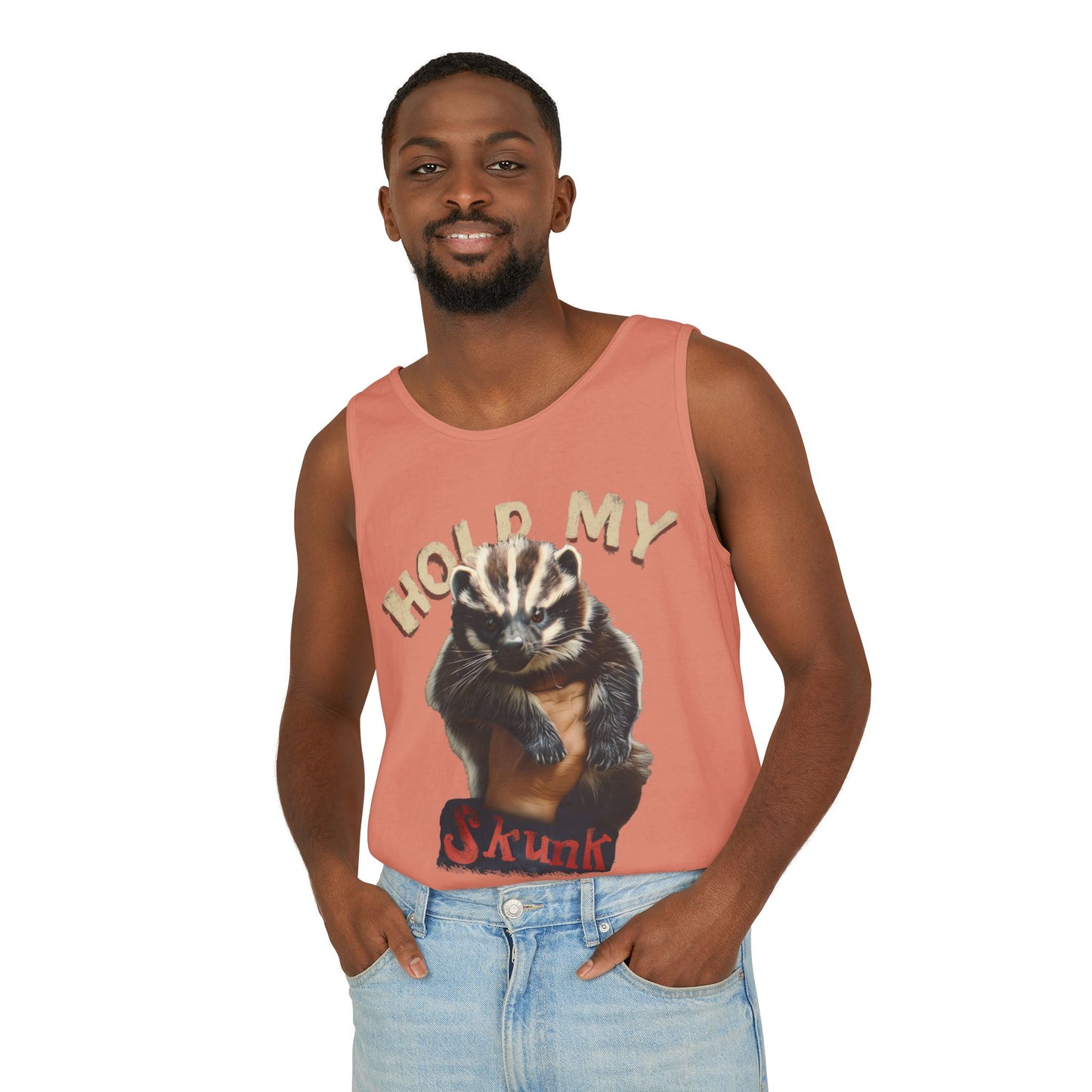Hold My Skunk! Unisex Tank Top