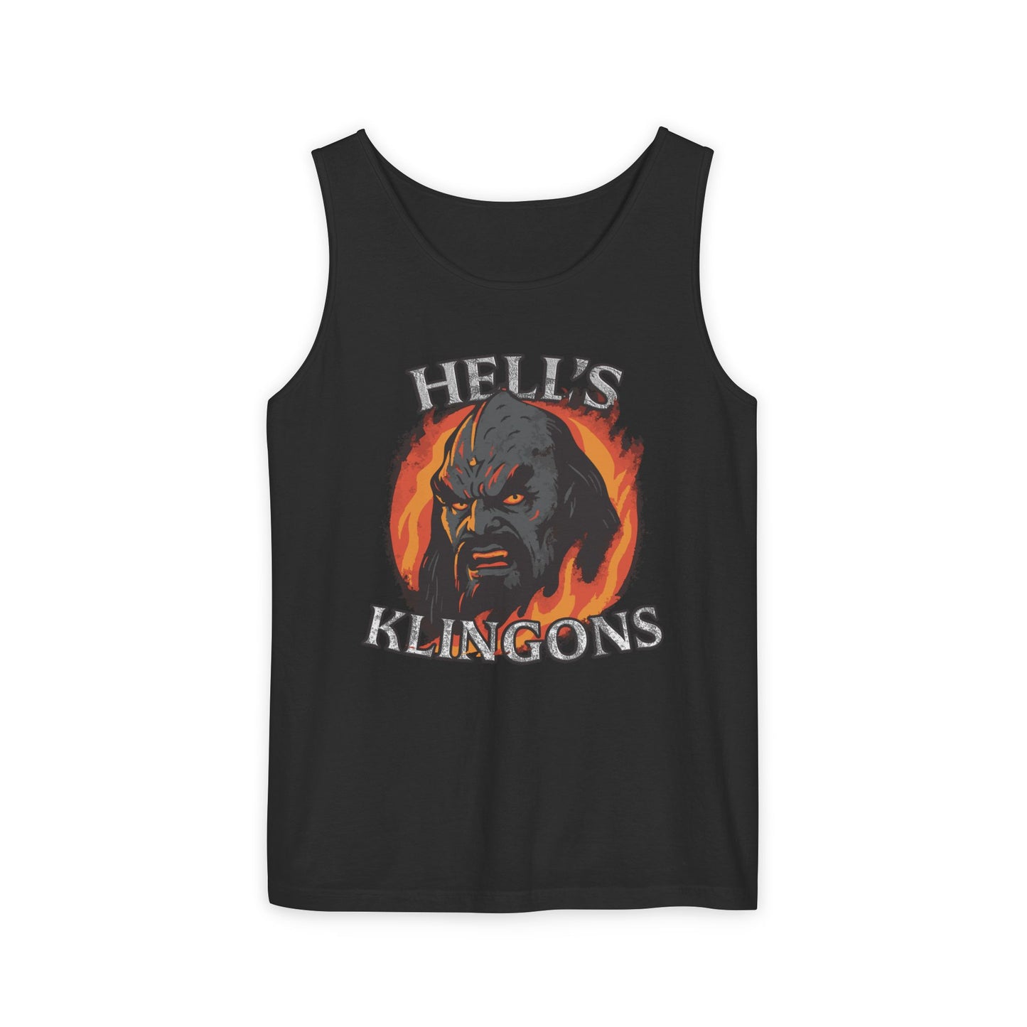 Hell's Klingons Unisex Garment-Dyed Tank Top