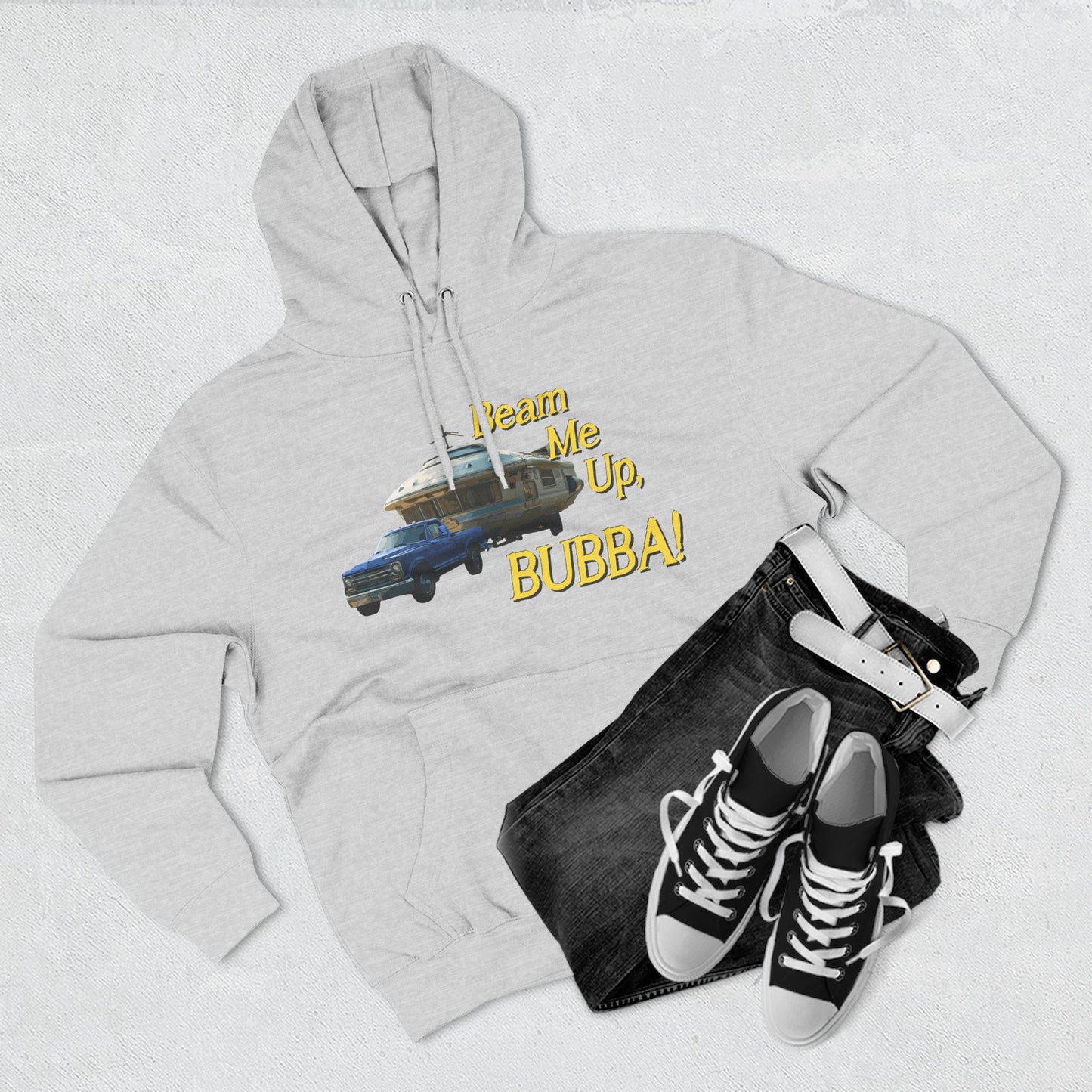 Beam Me Up, BUBBA! Unisex Fleece Hoodie