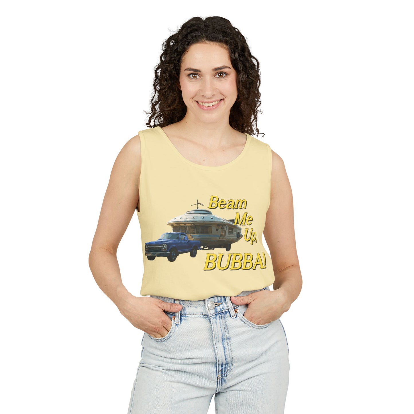 Beam Me Up, BUBBA! Unisex Tank Top