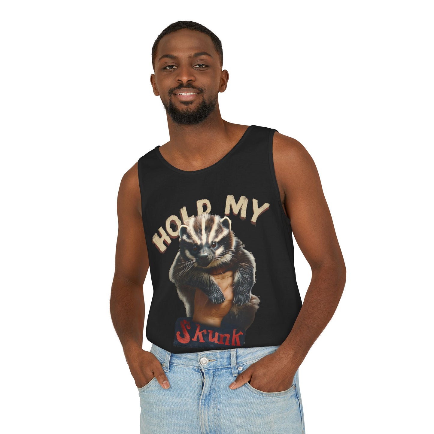 Hold My Skunk! Unisex Tank Top