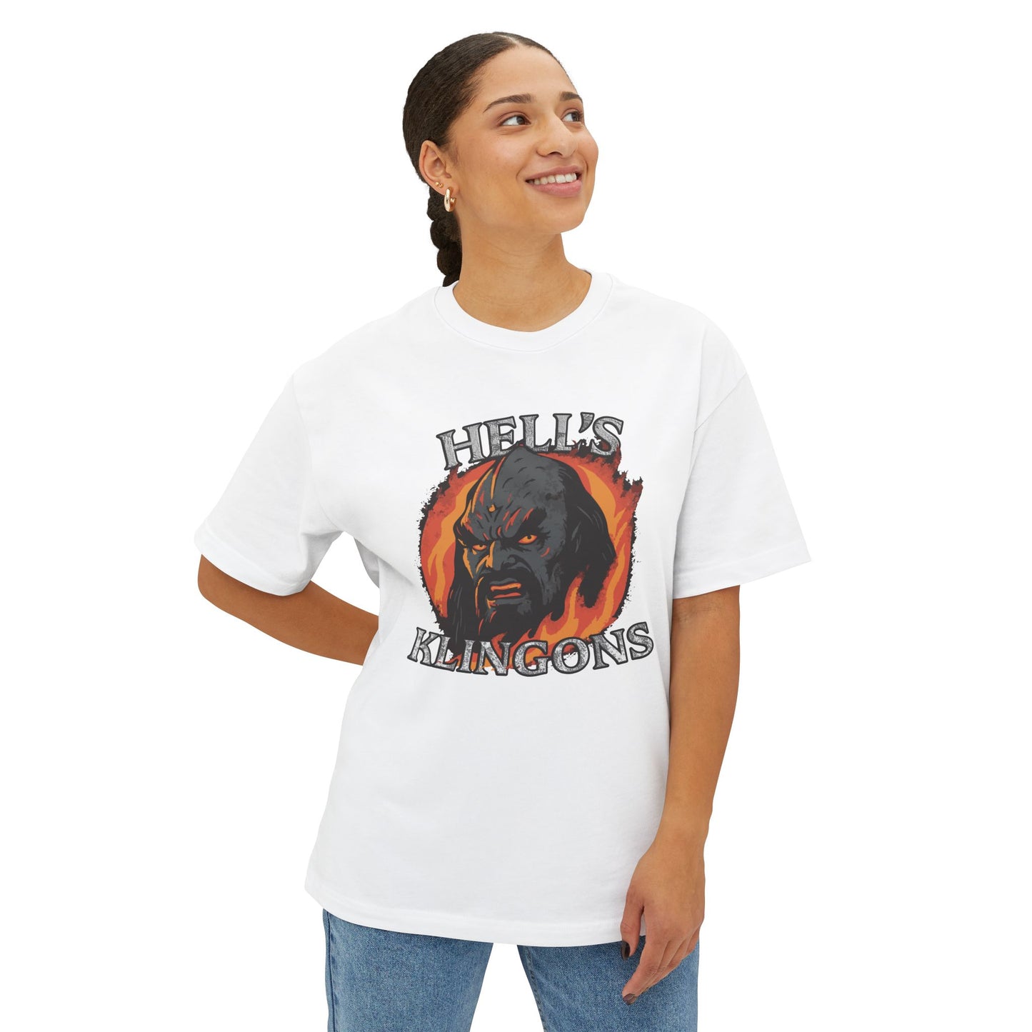 Hell's Klingon's Unisex Boxy T-Shirt