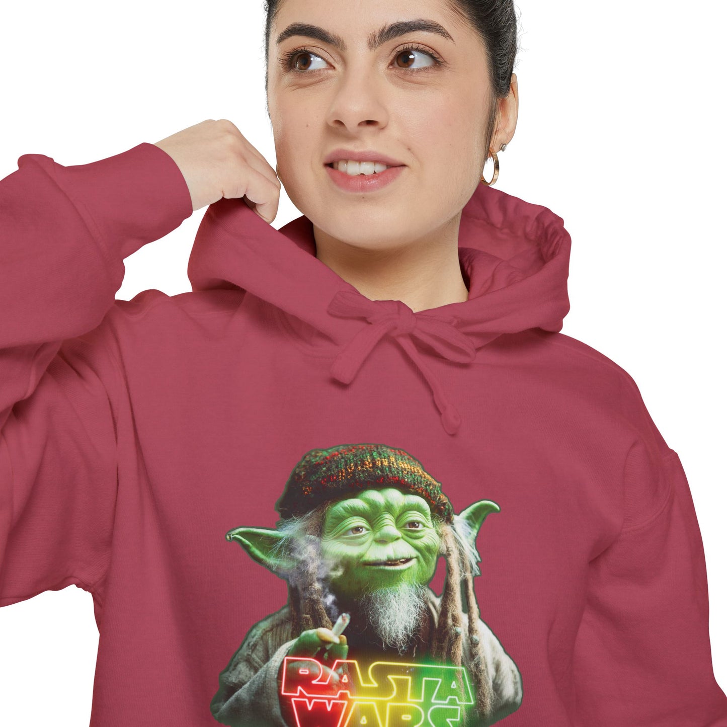 Rasta Wars Unisex Garment-Dyed Hoodie