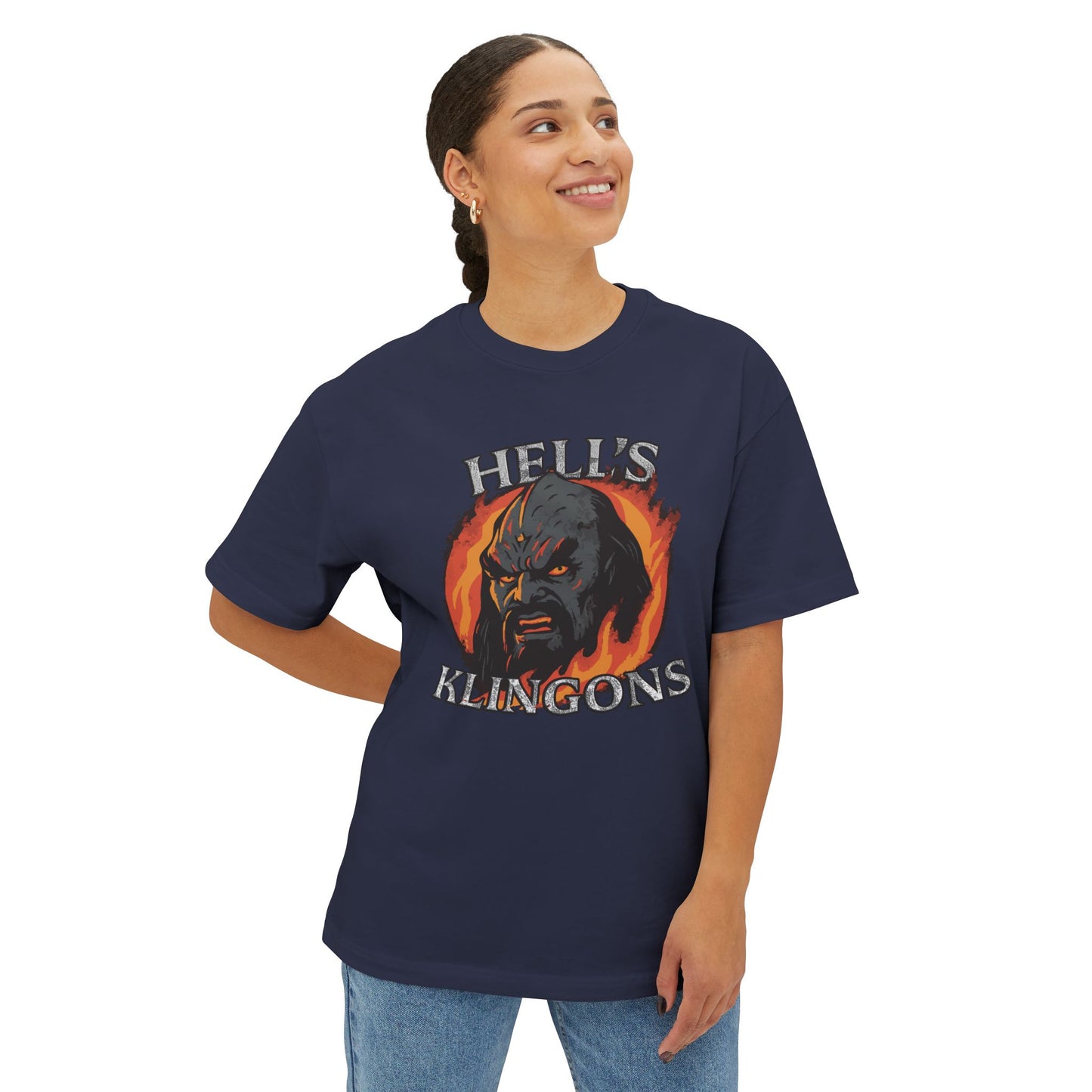 Hell's Klingon's Unisex Boxy T-Shirt