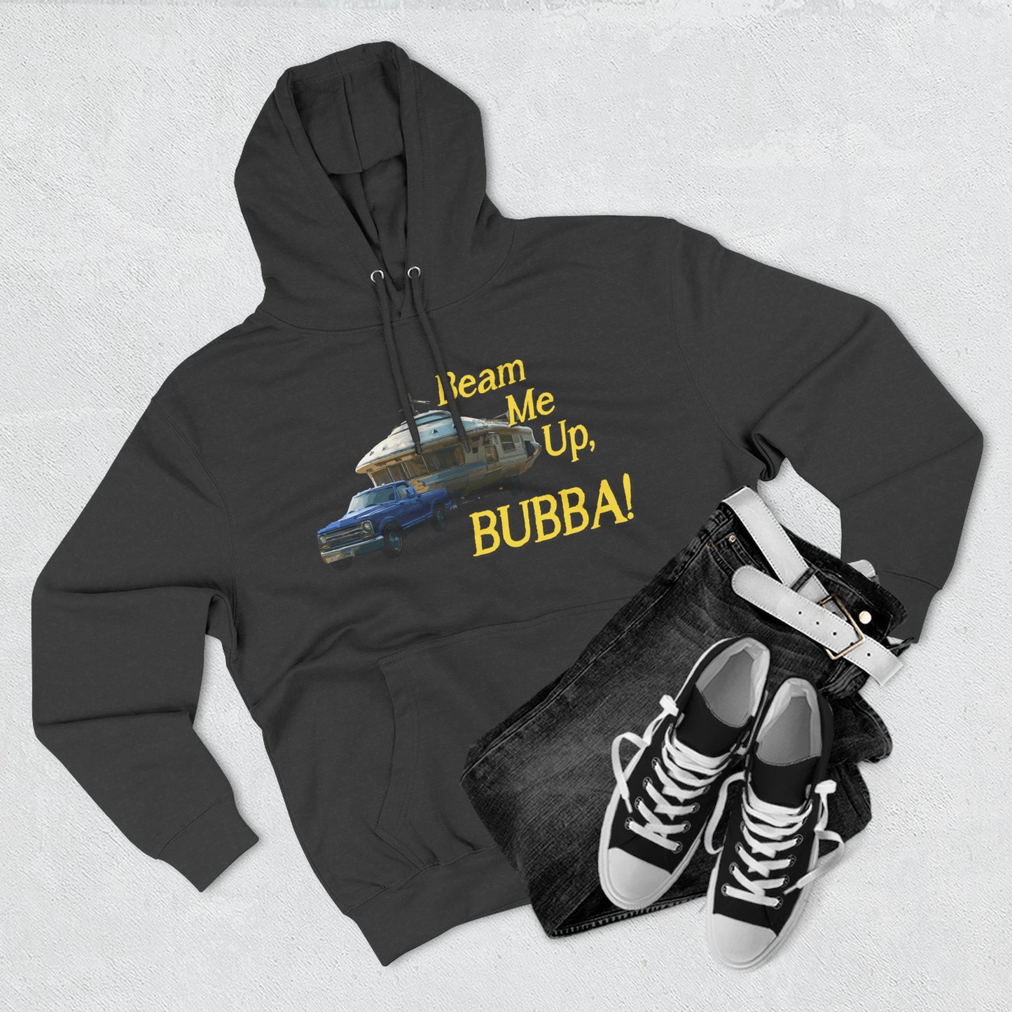 Beam Me Up, BUBBA! Unisex Fleece Hoodie