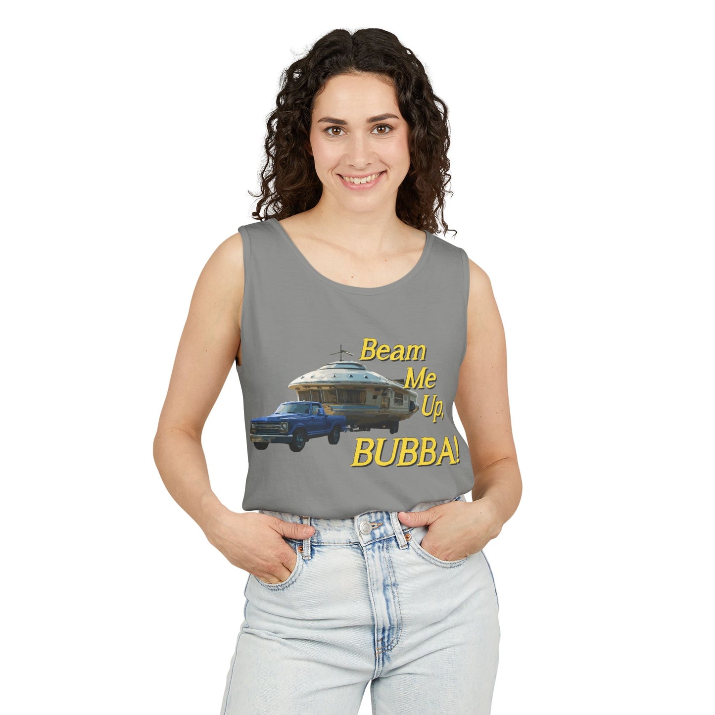 Beam Me Up, BUBBA! Unisex Tank Top