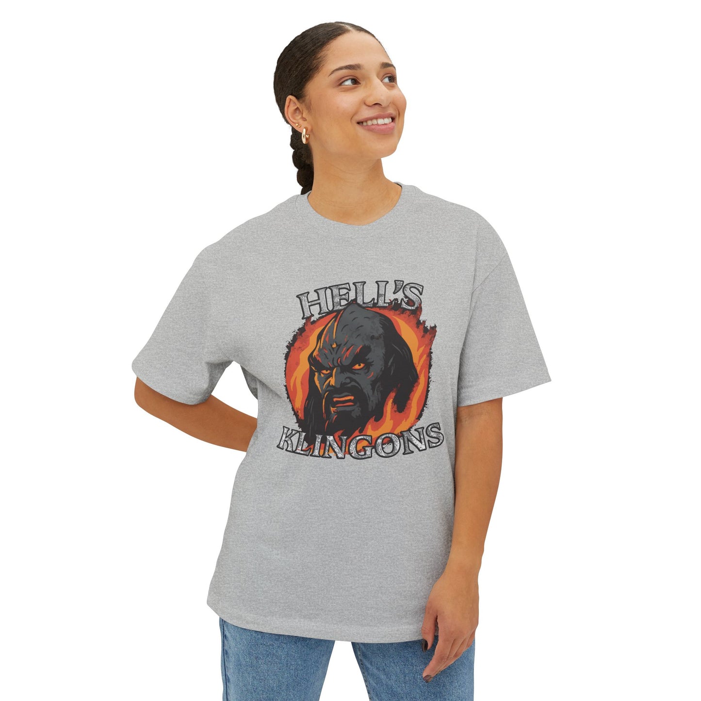 Hell's Klingon's Unisex Boxy T-Shirt