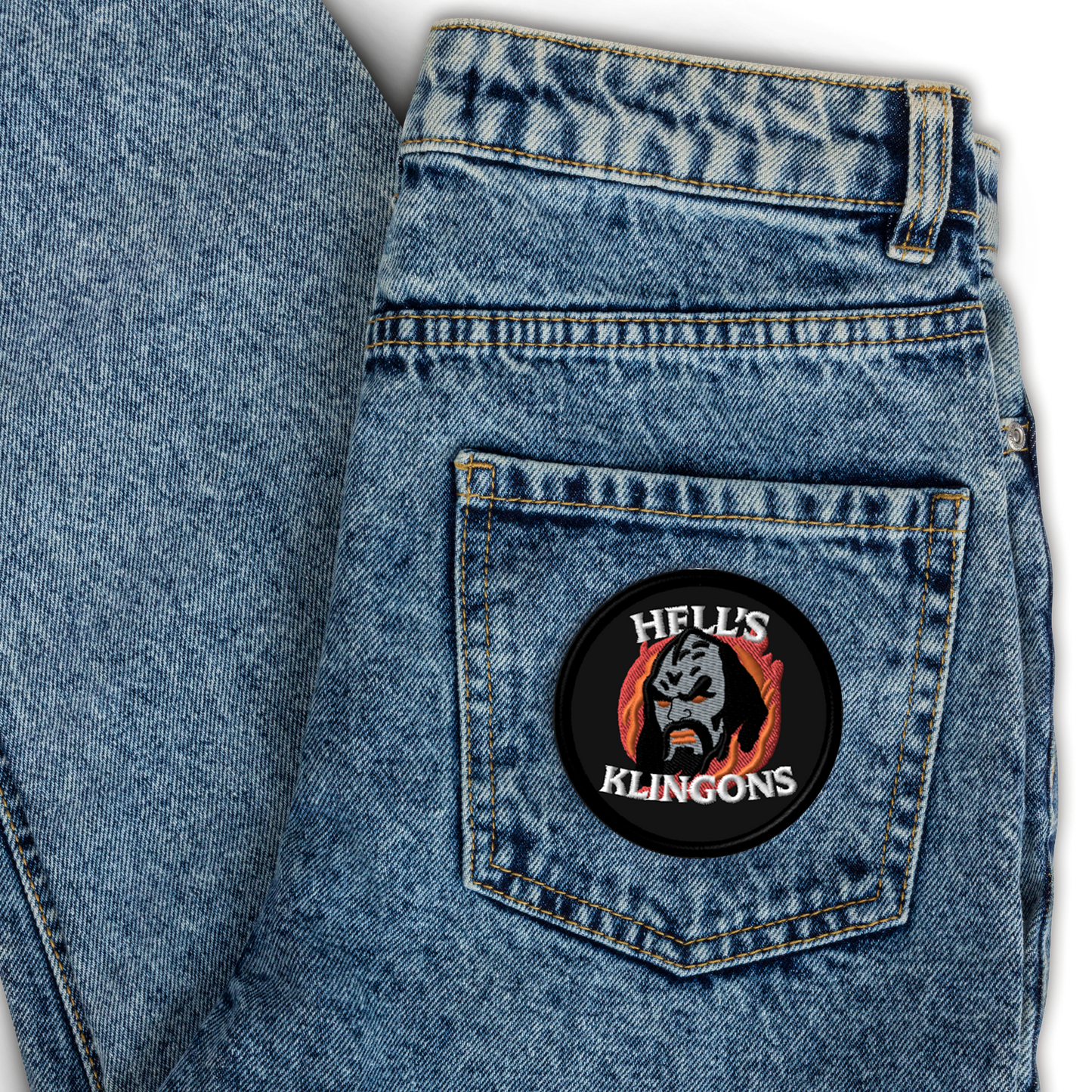 Hell's Klingons Embroidered Patch
