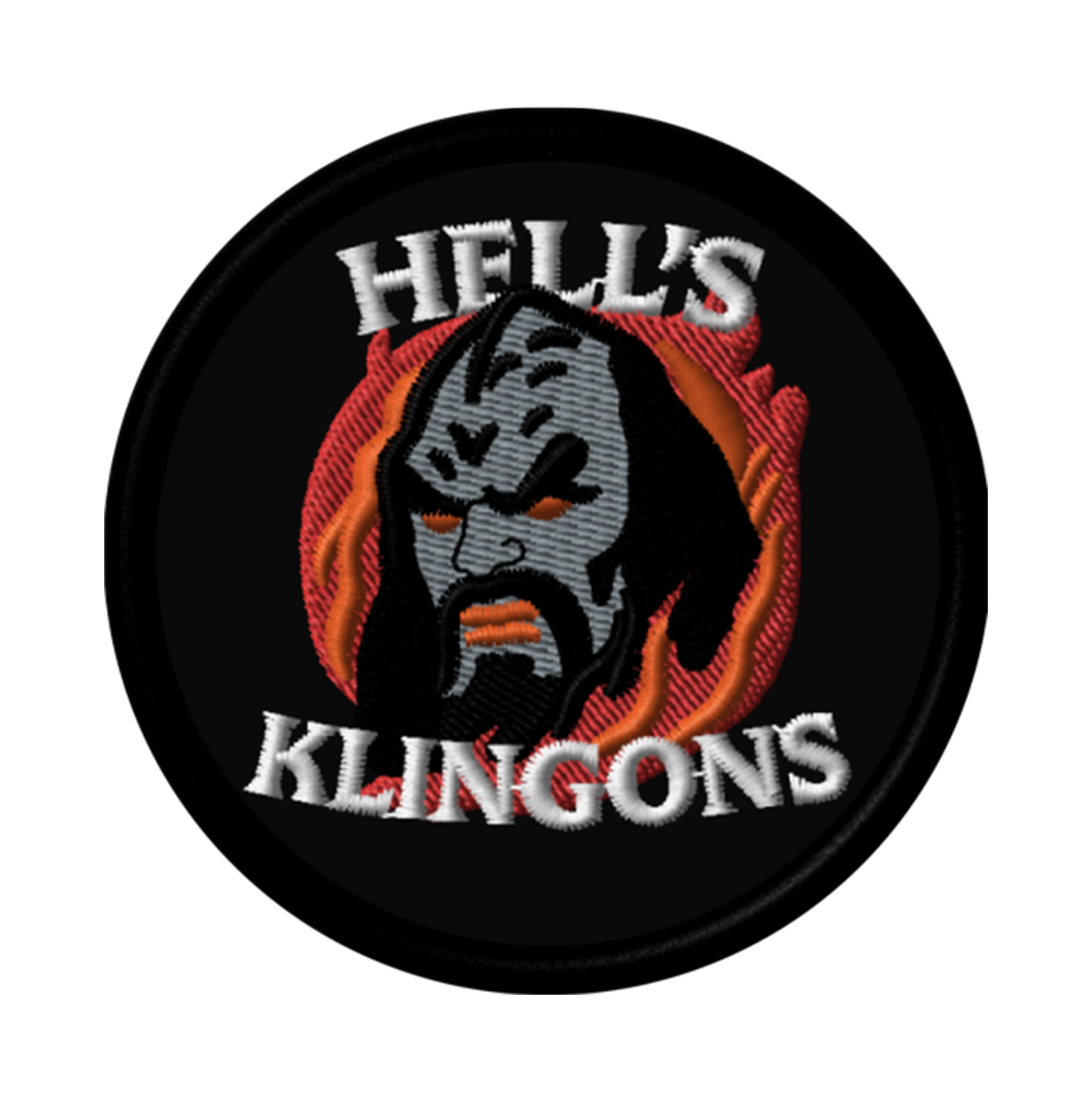 Hell's Klingons Embroidered Patch