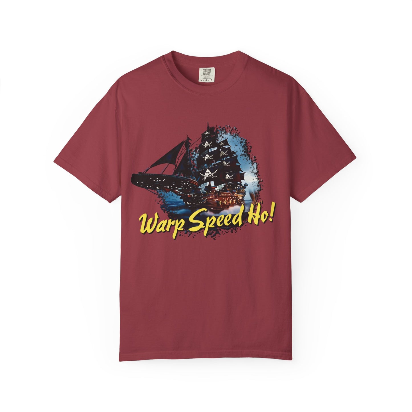 Warp Speed Ho! T-Shirt (Star Trek Pirates)