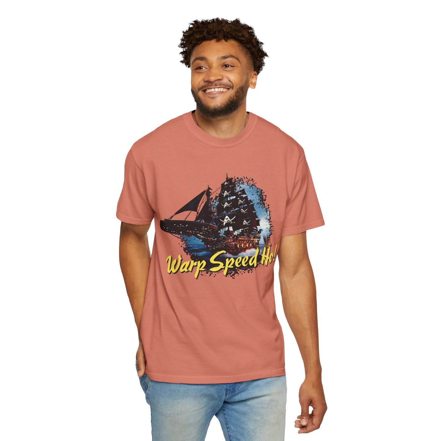 Warp Speed Ho! T-Shirt (Star Trek Pirates)