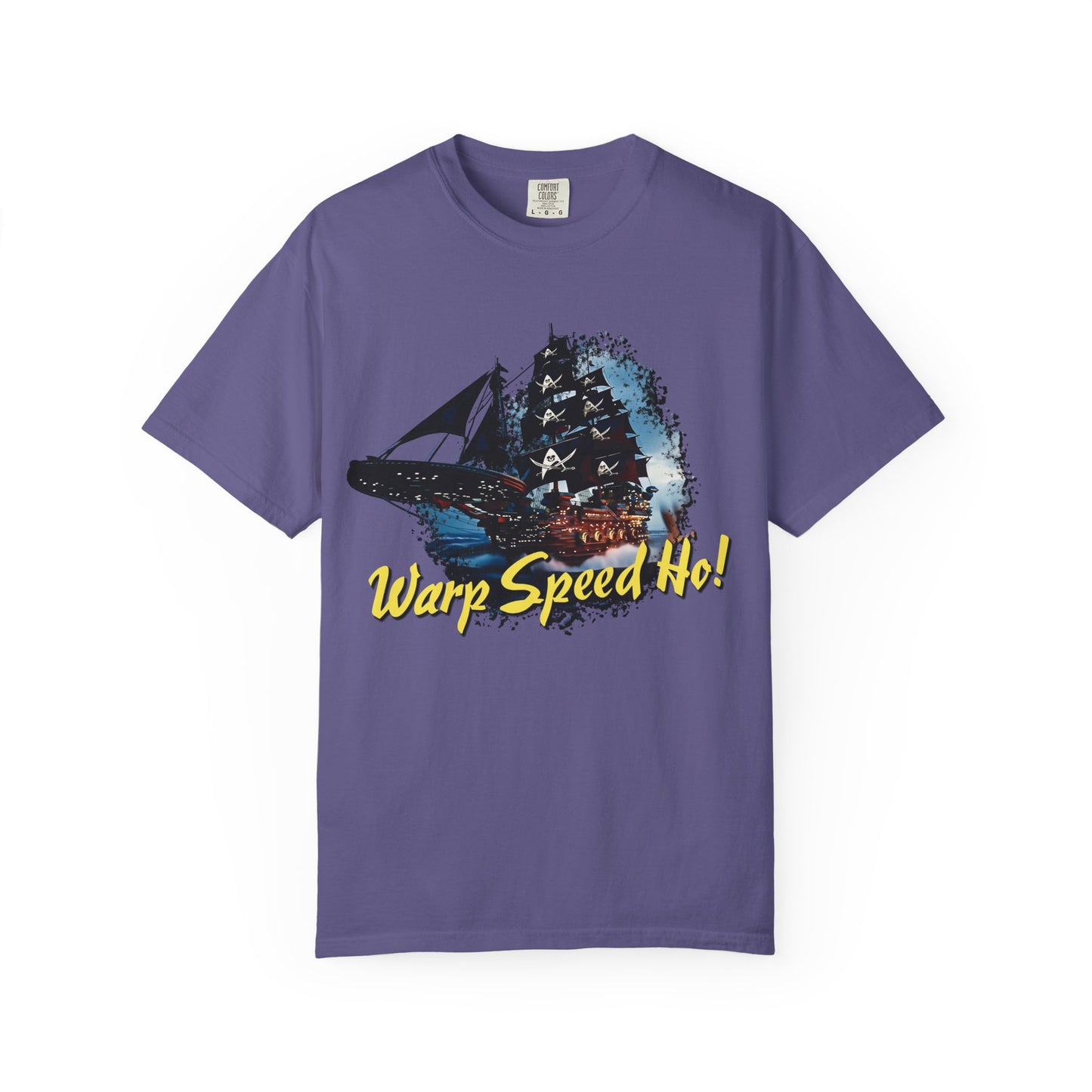 Warp Speed Ho! T-Shirt (Star Trek Pirates)