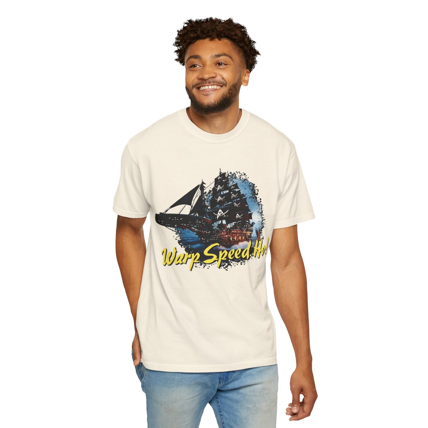 Warp Speed Ho! T-Shirt (Star Trek Pirates)