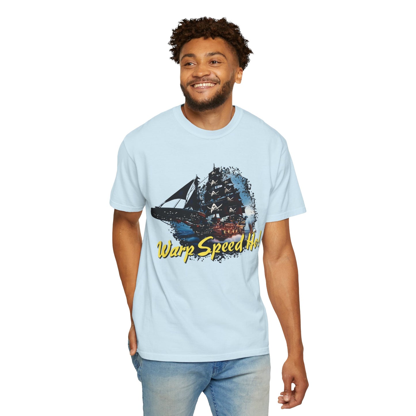Warp Speed Ho! T-Shirt (Star Trek Pirates)