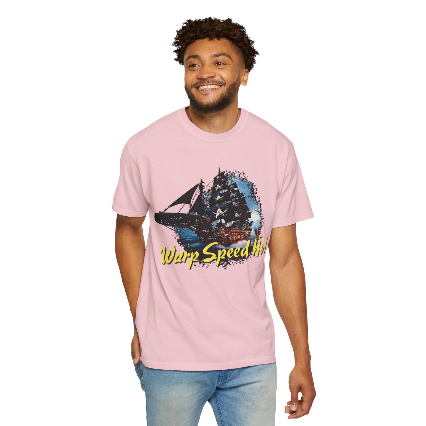 Warp Speed Ho! T-Shirt (Star Trek Pirates)