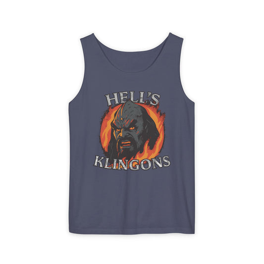 Hell's Klingons Unisex Garment-Dyed Tank Top