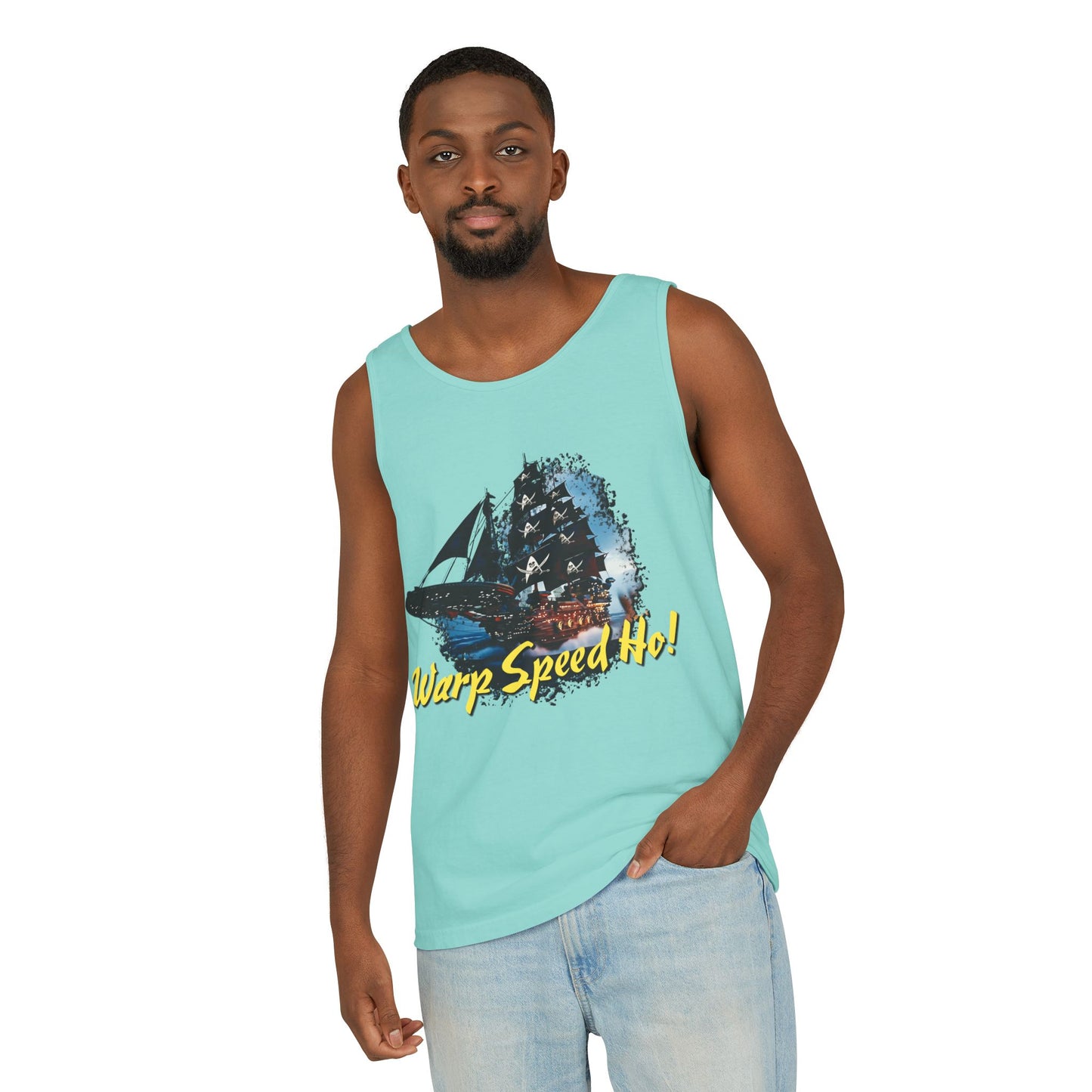 Warp Speed Ho! Tank Top (Star Trek Pirates)