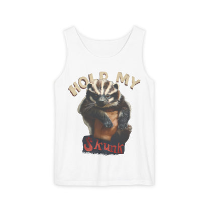 Hold My Skunk! Unisex Tank Top